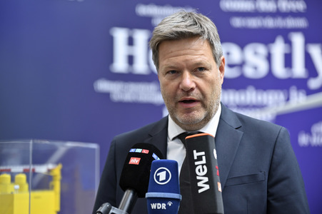 Robert Habeck auf der Hannover Messe 2022