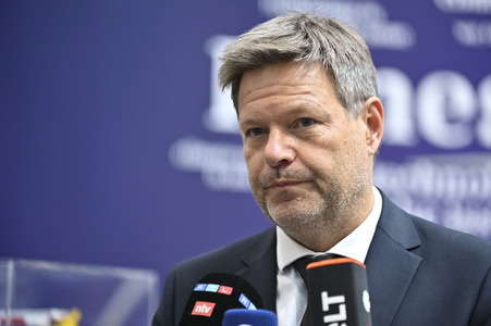 Robert Habeck auf der Hannover Messe 2022