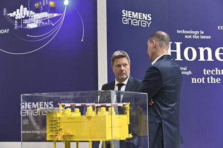 Robert Habeck auf der Hannover Messe 2022