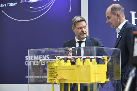 Robert Habeck auf der Hannover Messe 2022