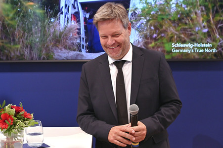 Robert Habeck auf der Hannover Messe 2022