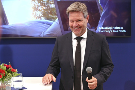 Robert Habeck auf der Hannover Messe 2022
