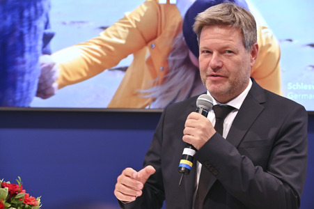 Robert Habeck auf der Hannover Messe 2022
