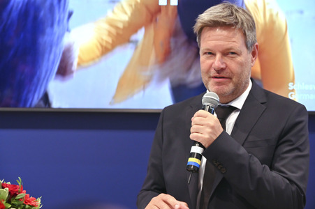 Robert Habeck auf der Hannover Messe 2022