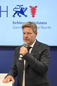 Robert Habeck auf der Hannover Messe 2022