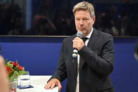Robert Habeck auf der Hannover Messe 2022