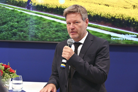 Robert Habeck auf der Hannover Messe 2022