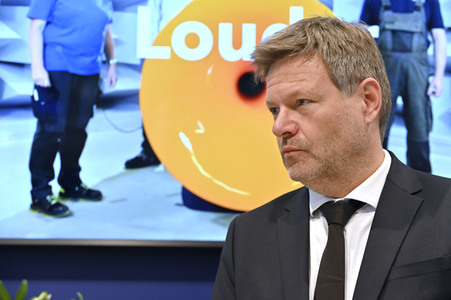 Robert Habeck auf der Hannover Messe 2022