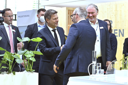 Robert Habeck auf der Hannover Messe 2022