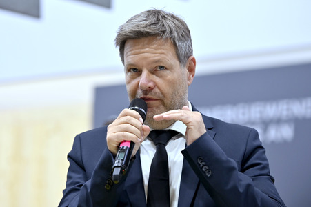 Robert Habeck auf der Hannover Messe 2022