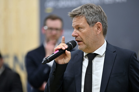 Robert Habeck auf der Hannover Messe 2022