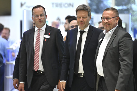 Robert Habeck auf der Hannover Messe 2022
