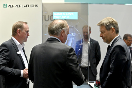 Robert Habeck auf der Hannover Messe 2022
