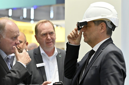 Robert Habeck auf der Hannover Messe 2022
