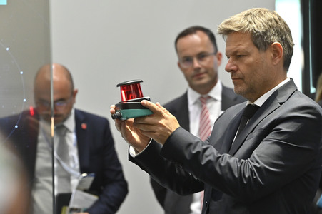 Robert Habeck auf der Hannover Messe 2022