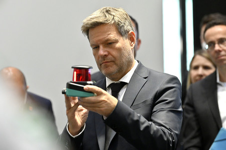 Robert Habeck auf der Hannover Messe 2022