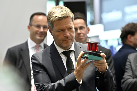 Robert Habeck auf der Hannover Messe 2022