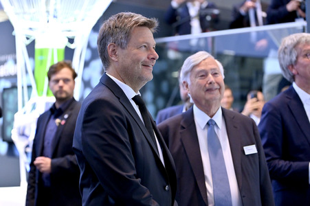Robert Habeck auf der Hannover Messe 2022