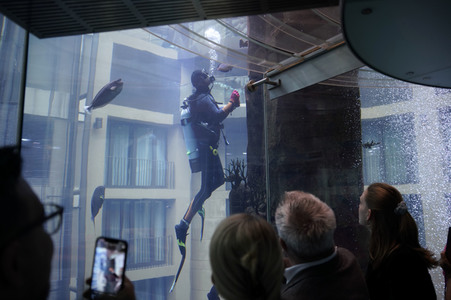 Pressefrühstück im AquaDom & Sea Life Berlin