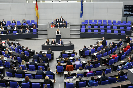 41. Sitzung des Deutschen Bundestages in Berlin