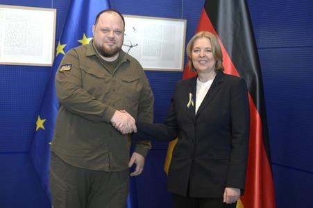 Besuch von Ruslan Stefantschuk in Berlin