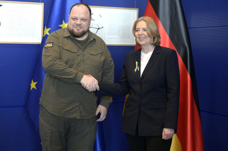 Besuch von Ruslan Stefantschuk in Berlin