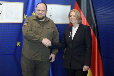 Besuch von Ruslan Stefantschuk in Berlin