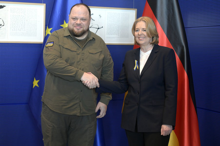 Besuch von Ruslan Stefantschuk in Berlin