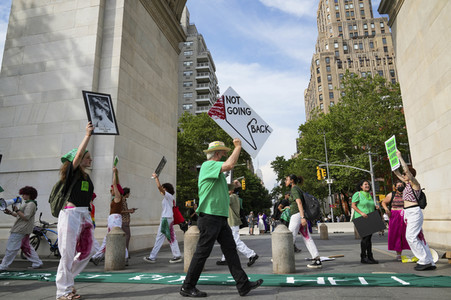 Demonstration für Abtreibungsrechte in New York