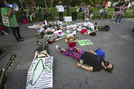 Demonstration für Abtreibungsrechte in New York