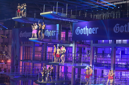 TV-Show 'RTL Turmspringen' in Berlin