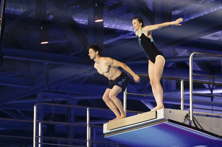 TV-Show 'RTL Turmspringen' in Berlin