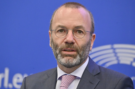 Pressebriefing Fraktion der Europäischen Volkspartei im EU-Parlament in Straßburg