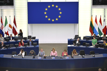 Festakt zum 60. Jahrestag der gemeinsamen Agrarpolitik im EU-Parlament in Straßburg