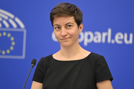 Pressebriefing der Fraktion Die Grünen/Europäische Freie Allianz im EU-Parlament in Straßburg