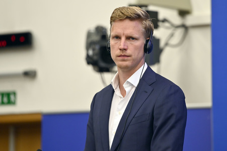 Pressebriefing der Fraktion Renew Europe im EU-Parlament in Straßburg