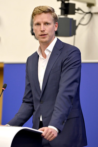 Pressebriefing der Fraktion Renew Europe im EU-Parlament in Straßburg