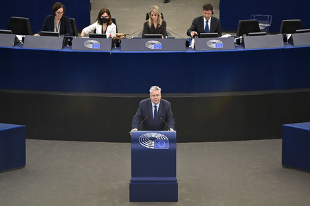Plenartagung zum Türkei-Bericht 2021 im EU-Parlament in Straßburg