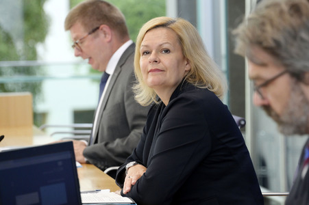 Bundespressekonferenz Vorstellung des Verfassungsschutzberichts 2021 in Berlin