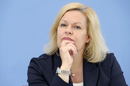 Bundespressekonferenz Vorstellung des Verfassungsschutzberichts 2021 in Berlin