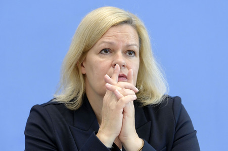 Bundespressekonferenz Vorstellung des Verfassungsschutzberichts 2021 in Berlin