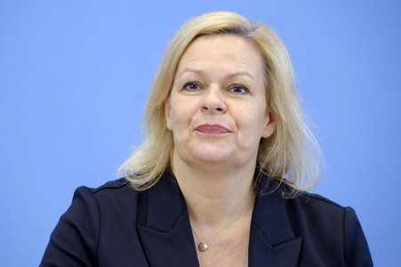 Bundespressekonferenz Vorstellung des Verfassungsschutzberichts 2021 in Berlin