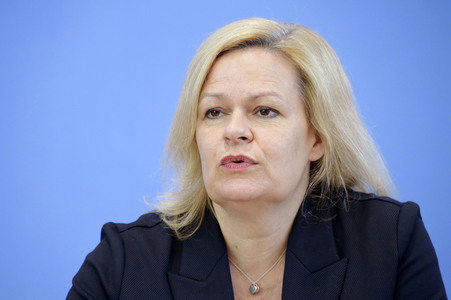 Bundespressekonferenz Vorstellung des Verfassungsschutzberichts 2021 in Berlin