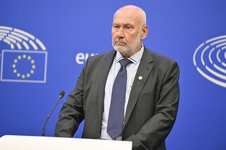 Pressekonferenz zur bulgarischen Position gegenüber Nordmazedonien im EU-Parlament in Straßburg