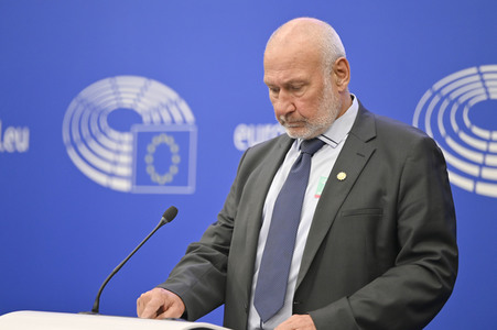 Pressekonferenz zur bulgarischen Position gegenüber Nordmazedonien im EU-Parlament in Straßburg