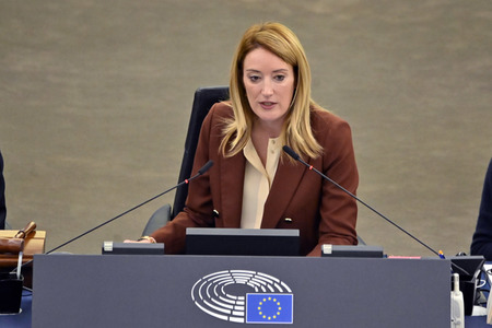 Plenartagung zu dem Thema 'Was Europa ausmacht' im EU-Parlament in Straßburg