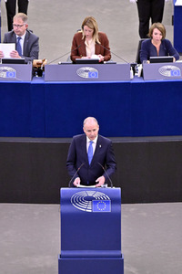 Plenartagung zu dem Thema 'Was Europa ausmacht' im EU-Parlament in Straßburg