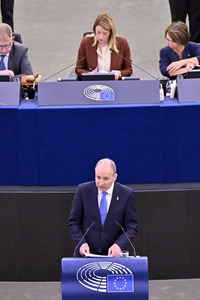 Plenartagung zu dem Thema 'Was Europa ausmacht' im EU-Parlament in Straßburg