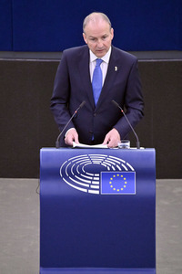 Plenartagung zu dem Thema 'Was Europa ausmacht' im EU-Parlament in Straßburg