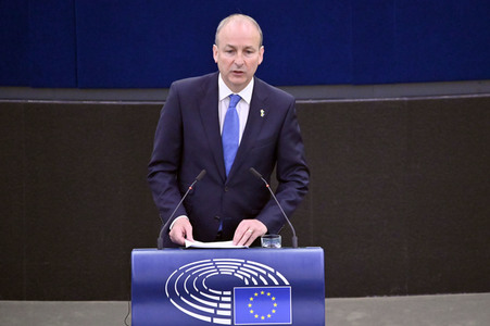 Plenartagung zu dem Thema 'Was Europa ausmacht' im EU-Parlament in Straßburg